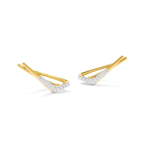 Shining Edge Diamond Ear Cuffs Shining Edge Diamond Ear Cuffs
