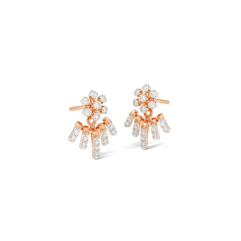Luxurious Allure Diamond Drop Earrings