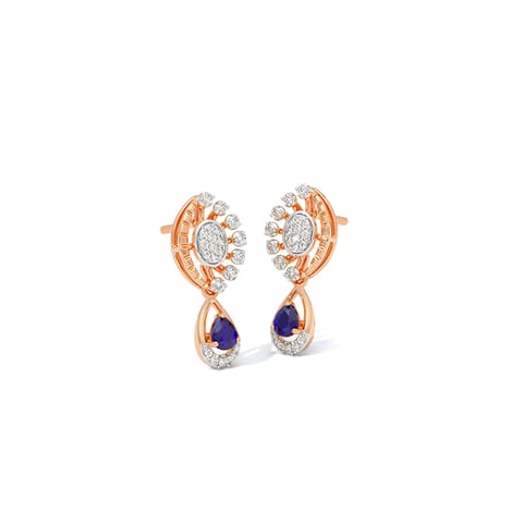 Majestic Flare Gemstone Drop Earrings