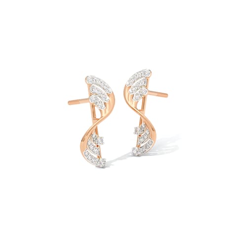 Flowing Vine Diamond Drop Earrings Flowing Vine Diamond Drop Earrings
