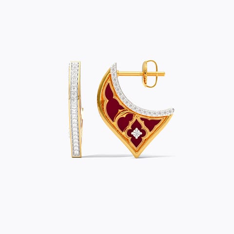 Mystic Raven Diamond Hoop Earrings Mystic Raven Diamond Hoop Earrings