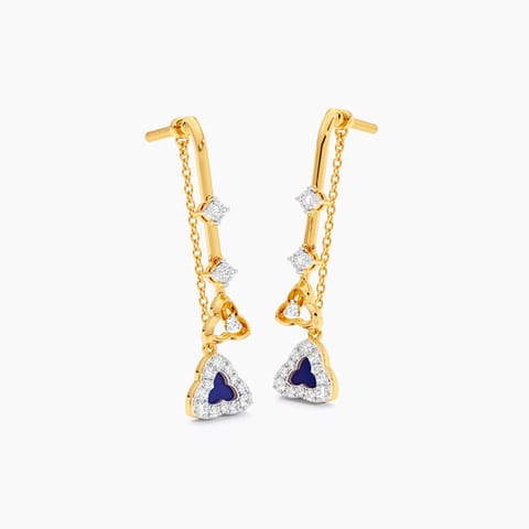 Violet Noir Diamond Drop Earrings Violet Noir Diamond Drop Earrings