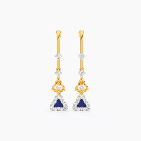 Violet Noir Diamond Drop Earrings Violet Noir Diamond Drop Earrings
