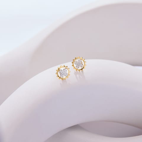 Classic Hollow Diamond Stud Earrings Classic Hollow Diamond Stud Earrings