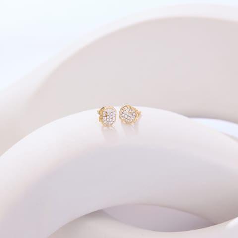 Timeless Spark Diamond Stud Earrings