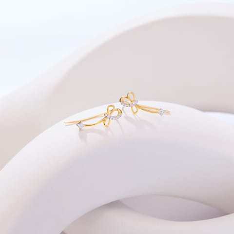 Endless Knot Diamond Ear Cuffs Endless Knot Diamond Ear Cuffs