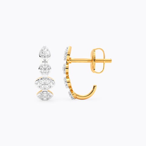 Timeless Trail Diamond Hoop Earrings Timeless Trail Diamond Hoop Earrings