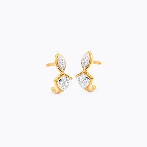 Dazzling Pop Diamond Hoop Earrings