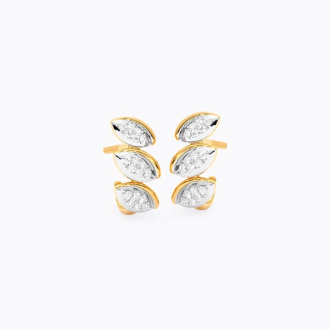 Luze Drip Diamond Hoop Earrings Luze Drip Diamond Hoop Earrings