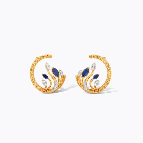 Sapphire Reefs Gemstone Stud Earrings