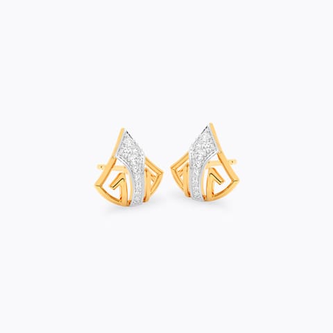 Flex Blaze Diamond Stud Earrings Flex Blaze Diamond Stud Earrings