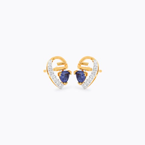 Ultra Marine  Gemstone Stud Earrings