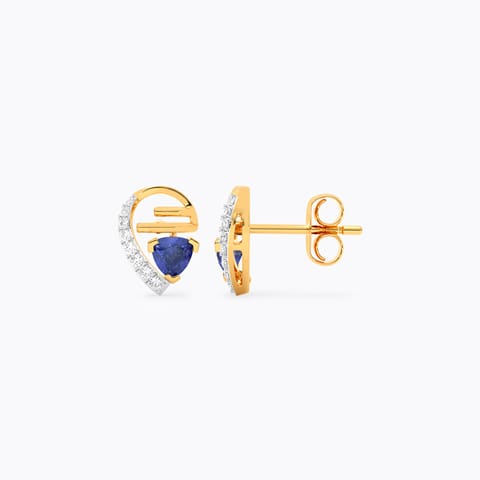 Ultra Marine  Gemstone Stud Earrings