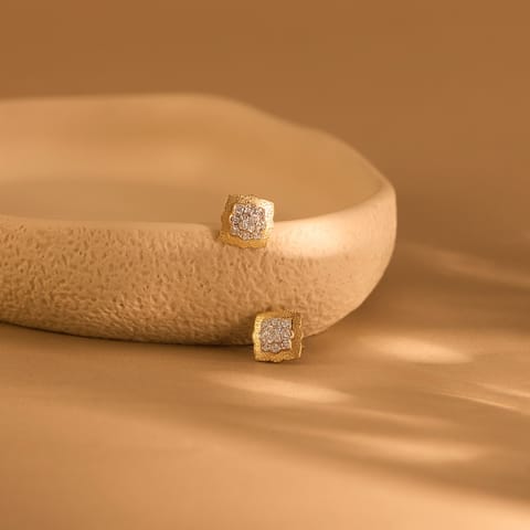 Prism Texture Diamond Stud Earrings Prism Texture Diamond Stud Earrings