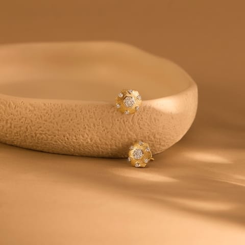 Hexagon Elegance Diamond Stud Earrings Hexagon Elegance Diamond Stud Earrings