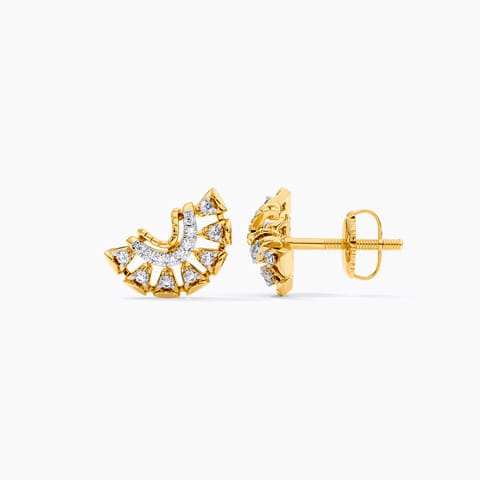 Ignite Light Diamond Stud Earrings