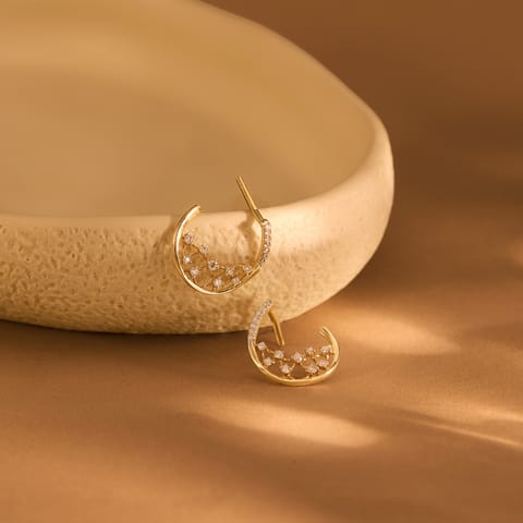 Brilliant Spark Diamond Stud Earrings