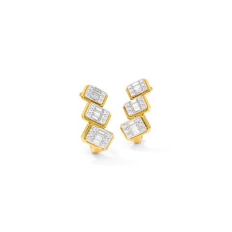 Octave Spark Diamond Hoop Earrings