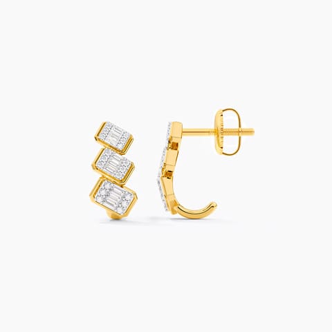 Octave Spark Diamond Hoop Earrings Octave Spark Diamond Hoop Earrings
