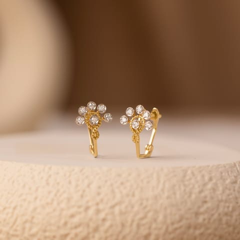 Willow Whispers Diamond Hoop Earrings Willow Whispers Diamond Hoop Earrings