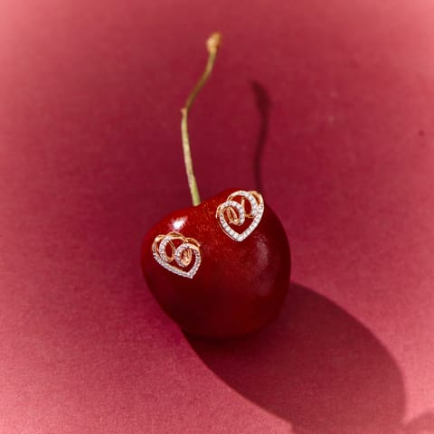 Whirling Glow Diamond Stud Earrings Whirling Glow Diamond Stud Earrings