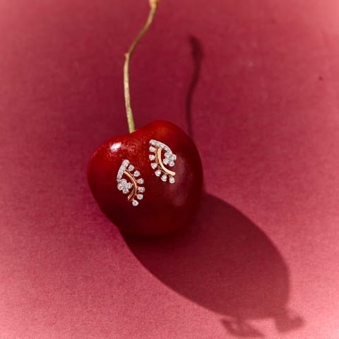 Nouveau Diamond Stud Earrings