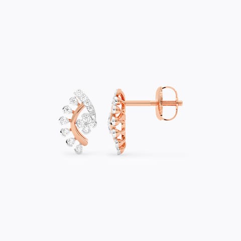 Nouveau Diamond Stud Earrings Nouveau Diamond Stud Earrings