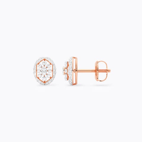 Glam Crush Diamond Stud Earrings