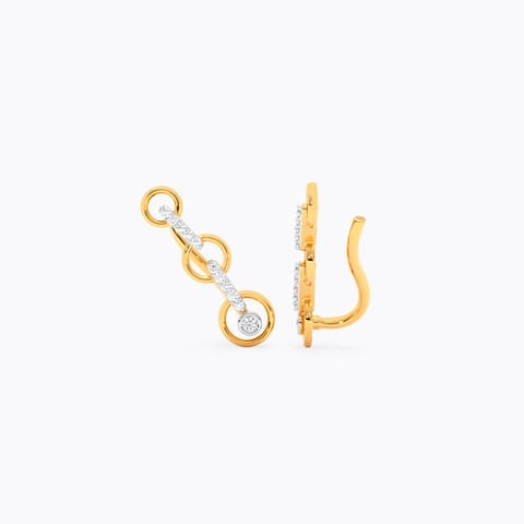 Circle Pops Diamond Ear Cuffs Circle Pops Diamond Ear Cuffs
