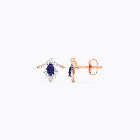 Royal Meadow Gemstone Stud Earrings