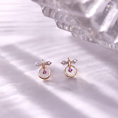 Gem Orb 9KT Gemstone Stud Earrings