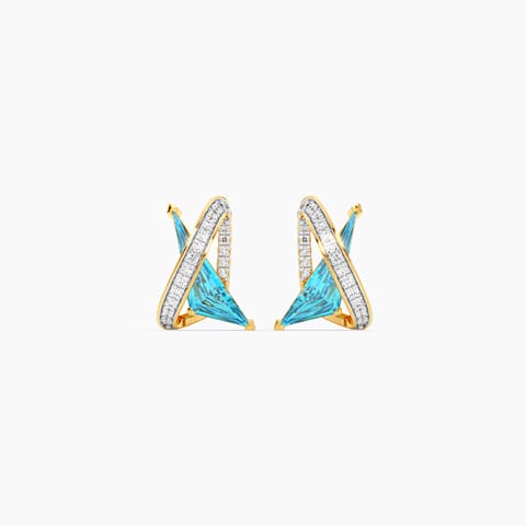 Gemstone Stud Earrings
