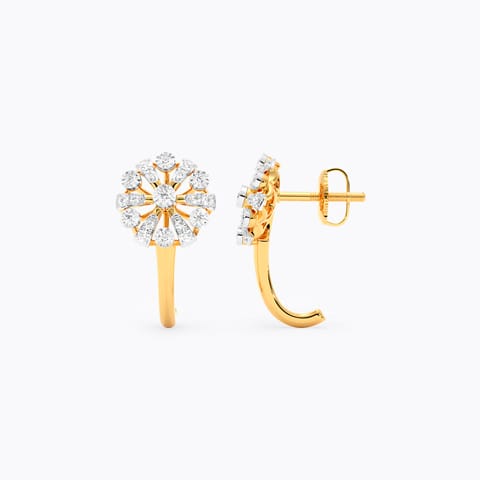 Circular Grace Diamond Hoop Earrings Circular Grace Diamond Hoop Earrings