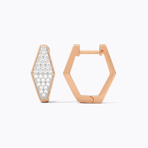Everyday Treasure Diamond Hoop Earrings