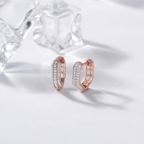 Daily Dash Diamond Hoop Earrings Daily Dash Diamond Hoop Earrings