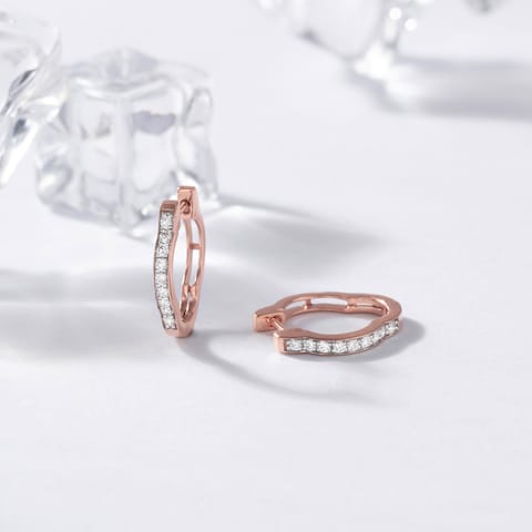 Quiet Glint Diamond Hoop Earrings Quiet Glint Diamond Hoop Earrings