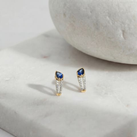 Blue Lagoon Gemstone Stud Earrings Blue Lagoon Gemstone Stud Earrings