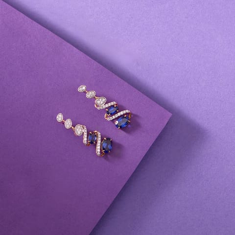 Sapphire Stream Gemstone Drop Earrings Sapphire Stream Gemstone Drop Earrings