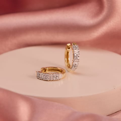 Endless Empress Diamond Hoop Earrings