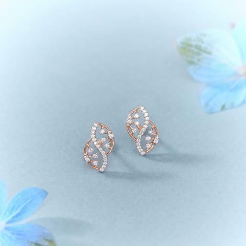 Aurelia Diamond Stud Earrings