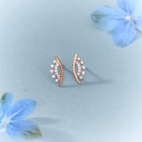 Sunbeam Diamond Stud Earrings