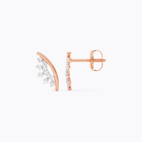 Sunbeam Diamond Stud Earrings