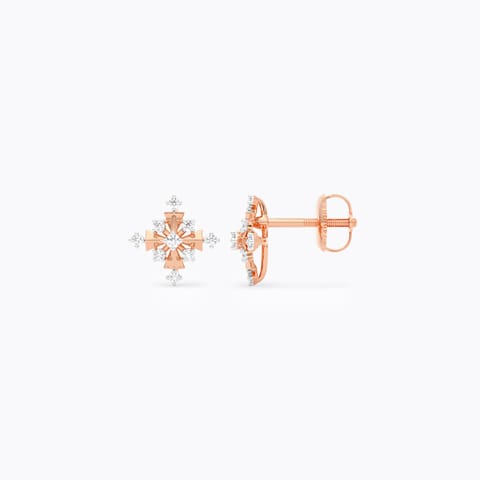 Lippan Diamond Stud Earrings