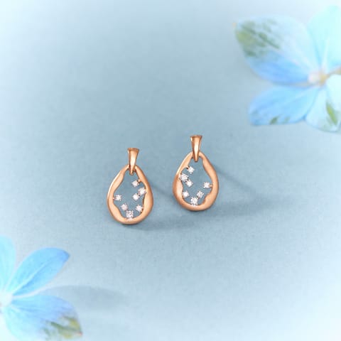 Scattering Spark Diamond Stud Earrings Scattering Spark Diamond Stud Earrings