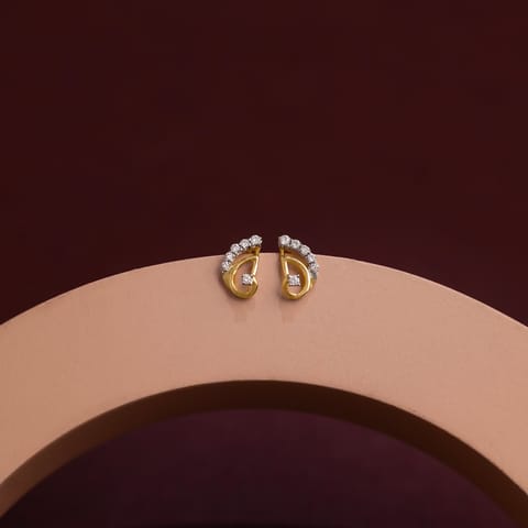 Mystic Arc 9KT Diamond Stud Earrings Mystic Arc 9KT Diamond Stud Earrings