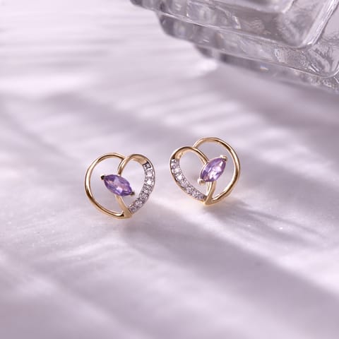 Gem Halo 9KT Gemstone Stud Earrings Gem Halo 9KT Gemstone Stud Earrings