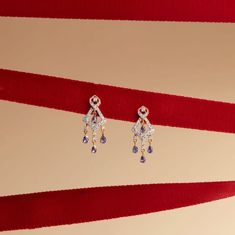 Ember Tassels Gemstone Drop Earrings