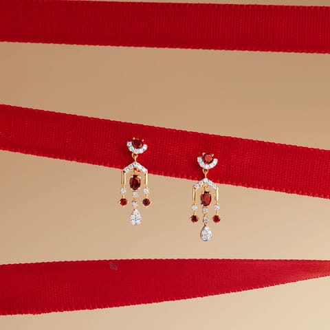 Luminous Tassels Gemstone Drop Earrings Luminous Tassels Gemstone Drop Earrings