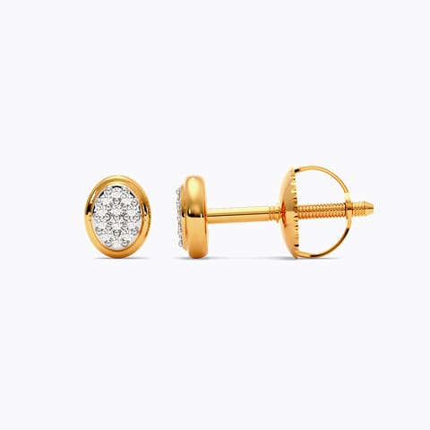 Tiny Dots 9KT Diamond Stud Earrings