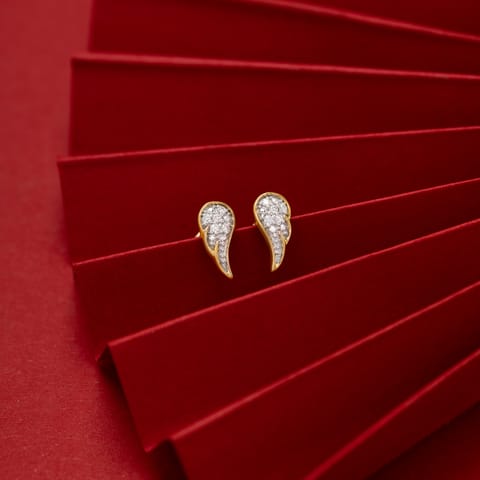Little Wings 9KT Diamond Stud Earrings
